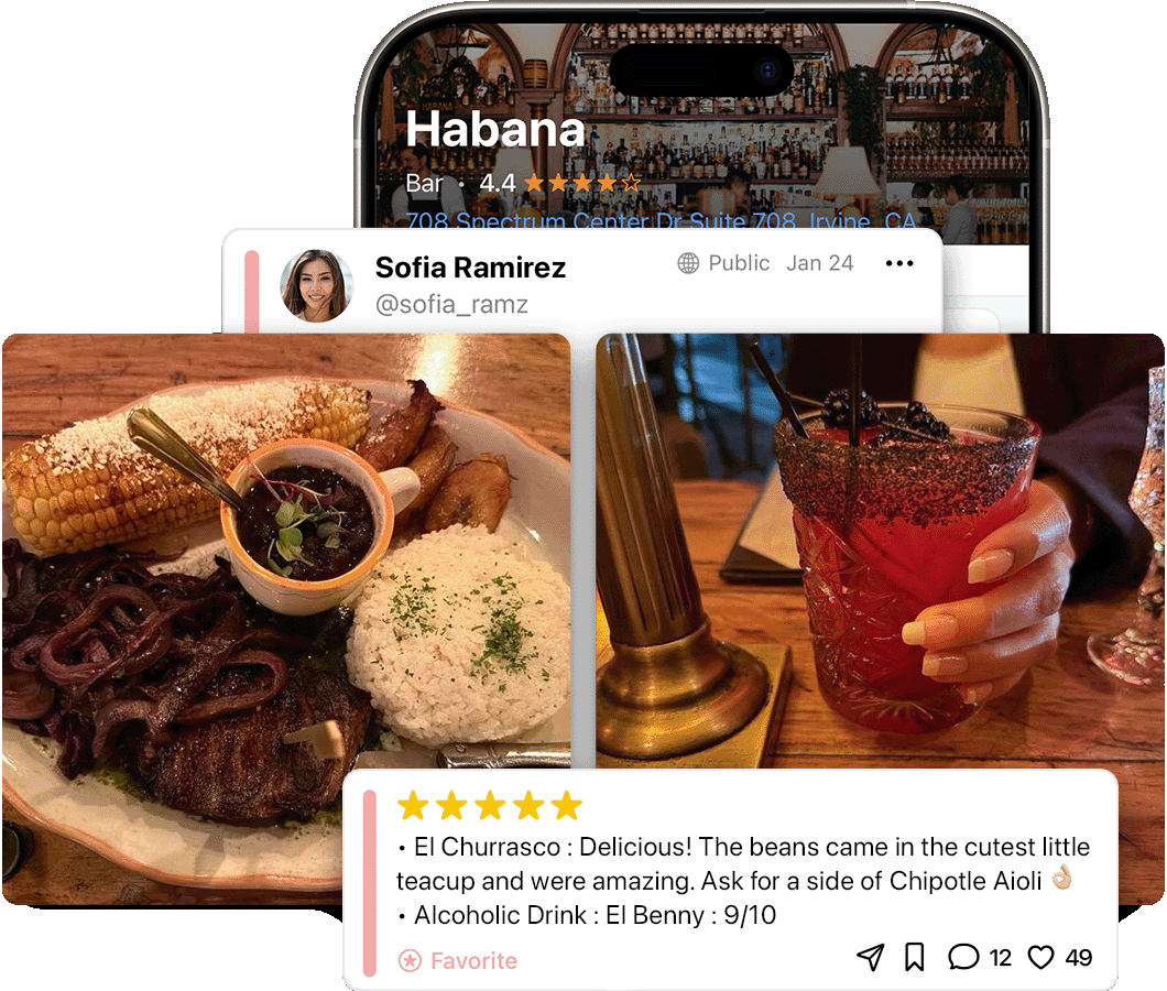A dish in the Next Time app with photos, a rating, and notes on what to try next time